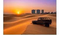 Dreamz Palm Jumeirah – Man-made island shaped like a palm tree