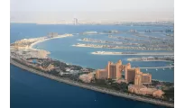 Dreamz Palm Jumeirah – Man-made island shaped like a palm tree